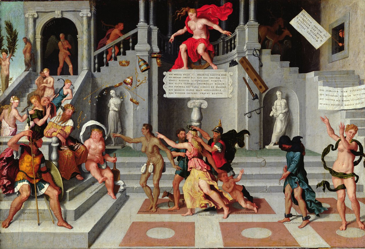 Allegory of Fortune and the Vices av Flemish School