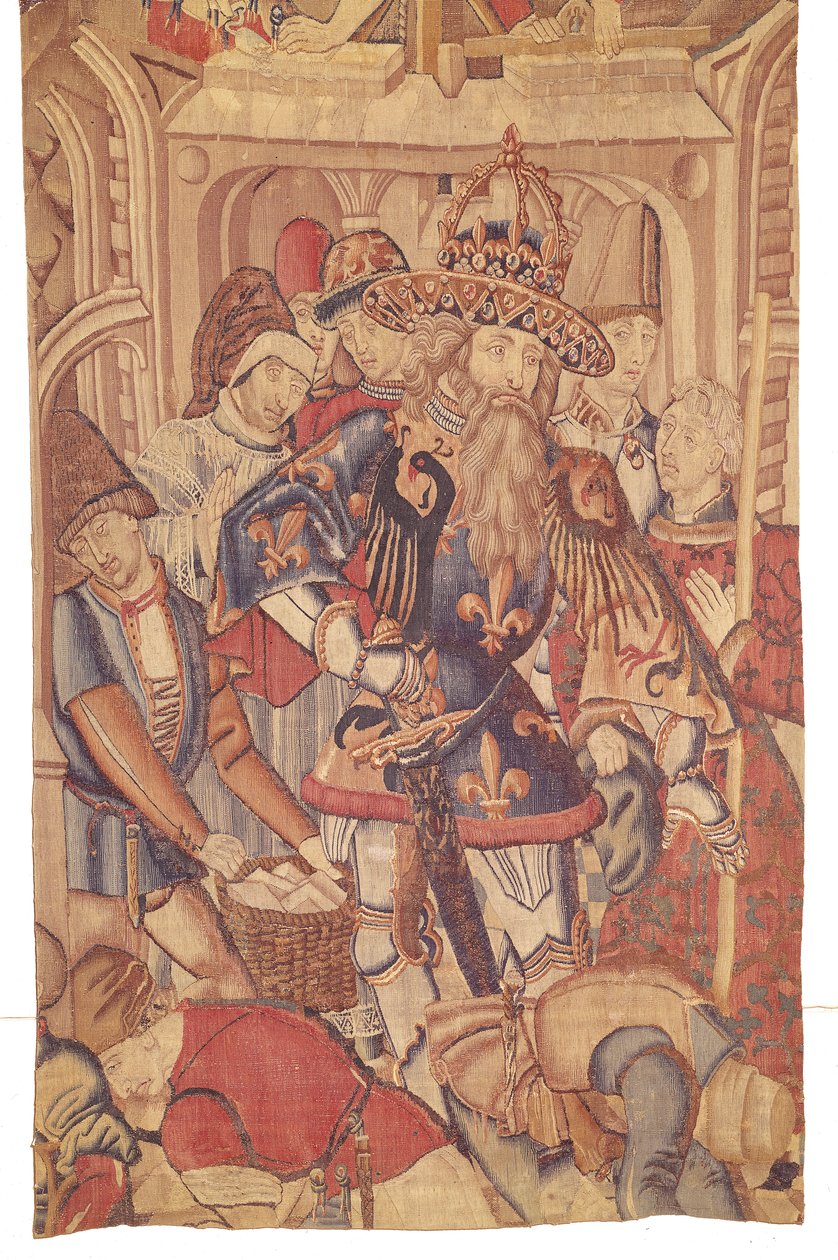 Charlemagne (742-814) Tournai Workshop av Flemish School