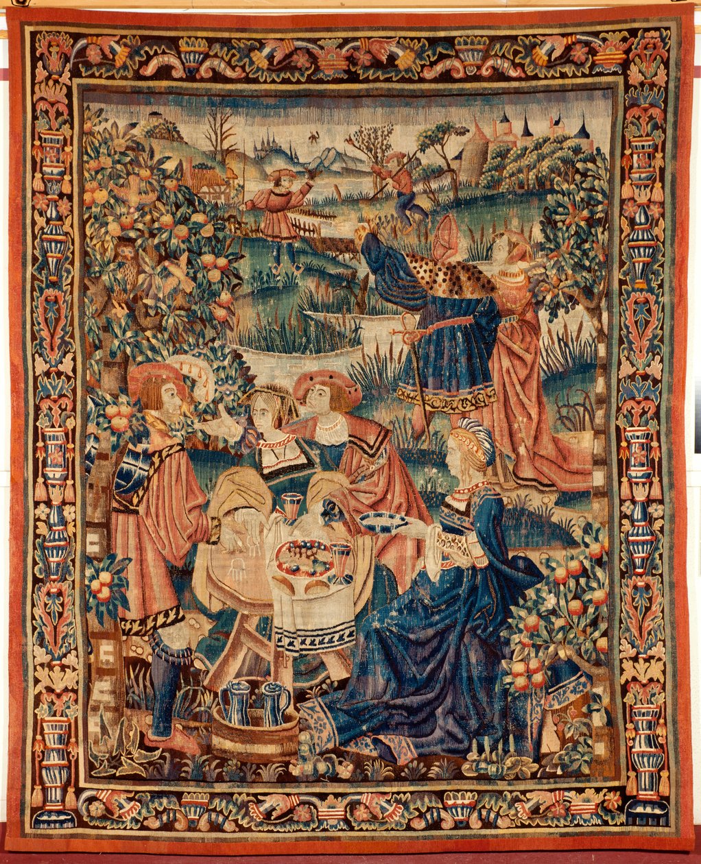 flamsk billedvev. Det 16. århundre. av Flemish School