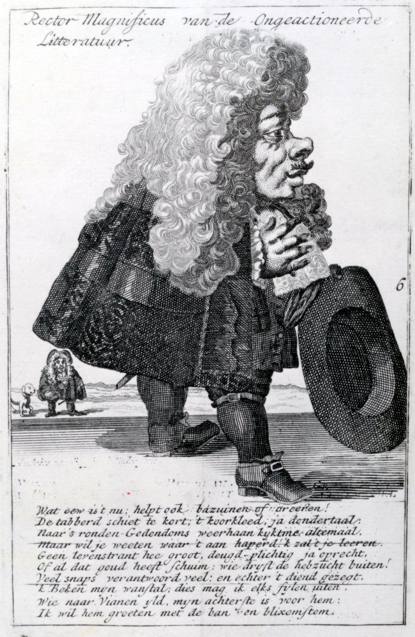 Rector Magnificus, 1668 av Flemish School