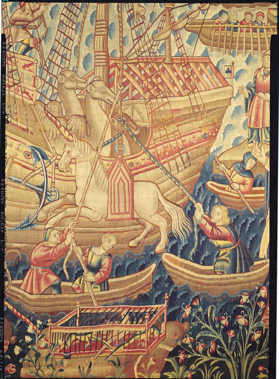 Ankomsten til Vasco de Gama av Flemish School