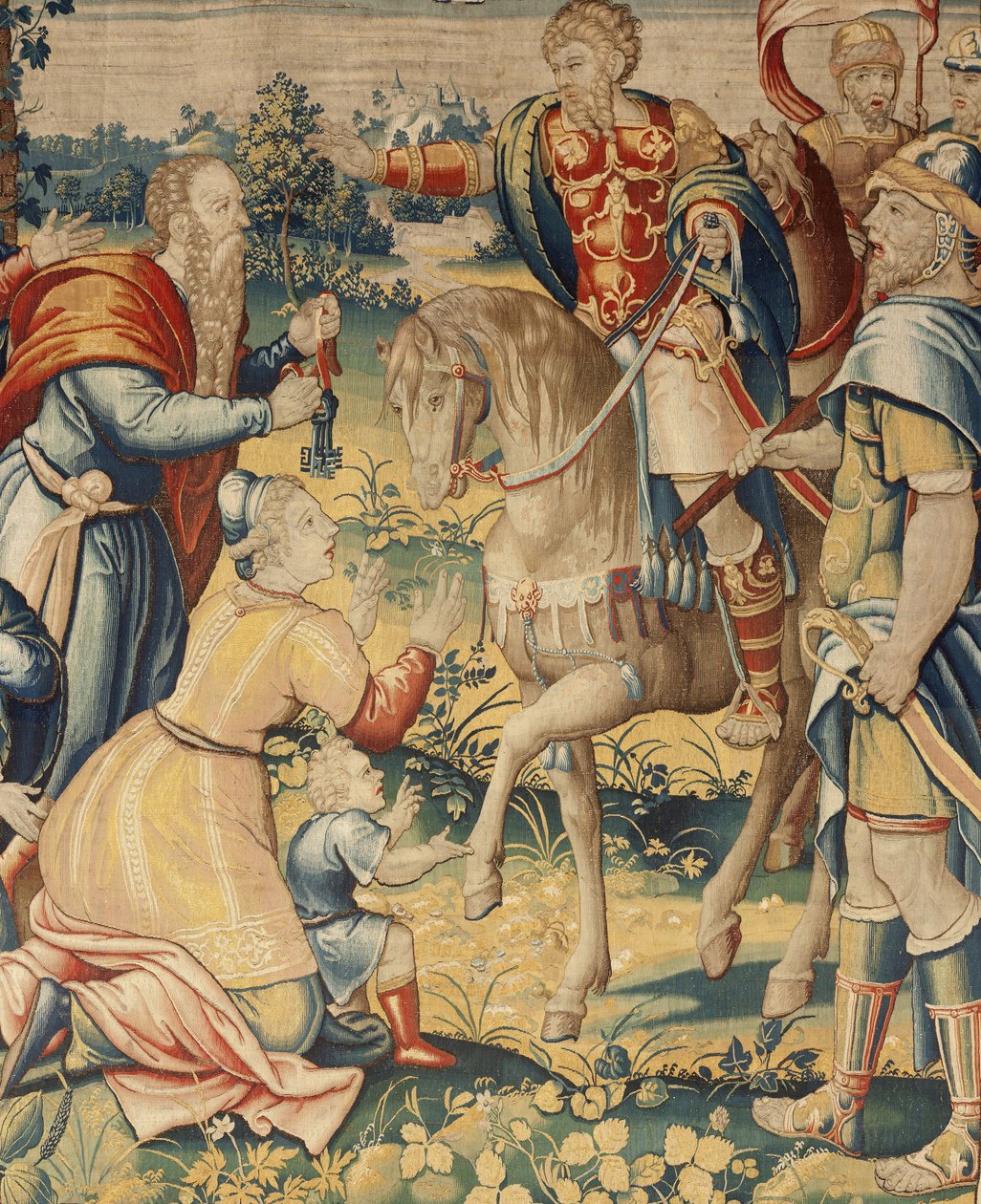 The History of Hannibal, ca. 1570 (teppe) av Flemish School