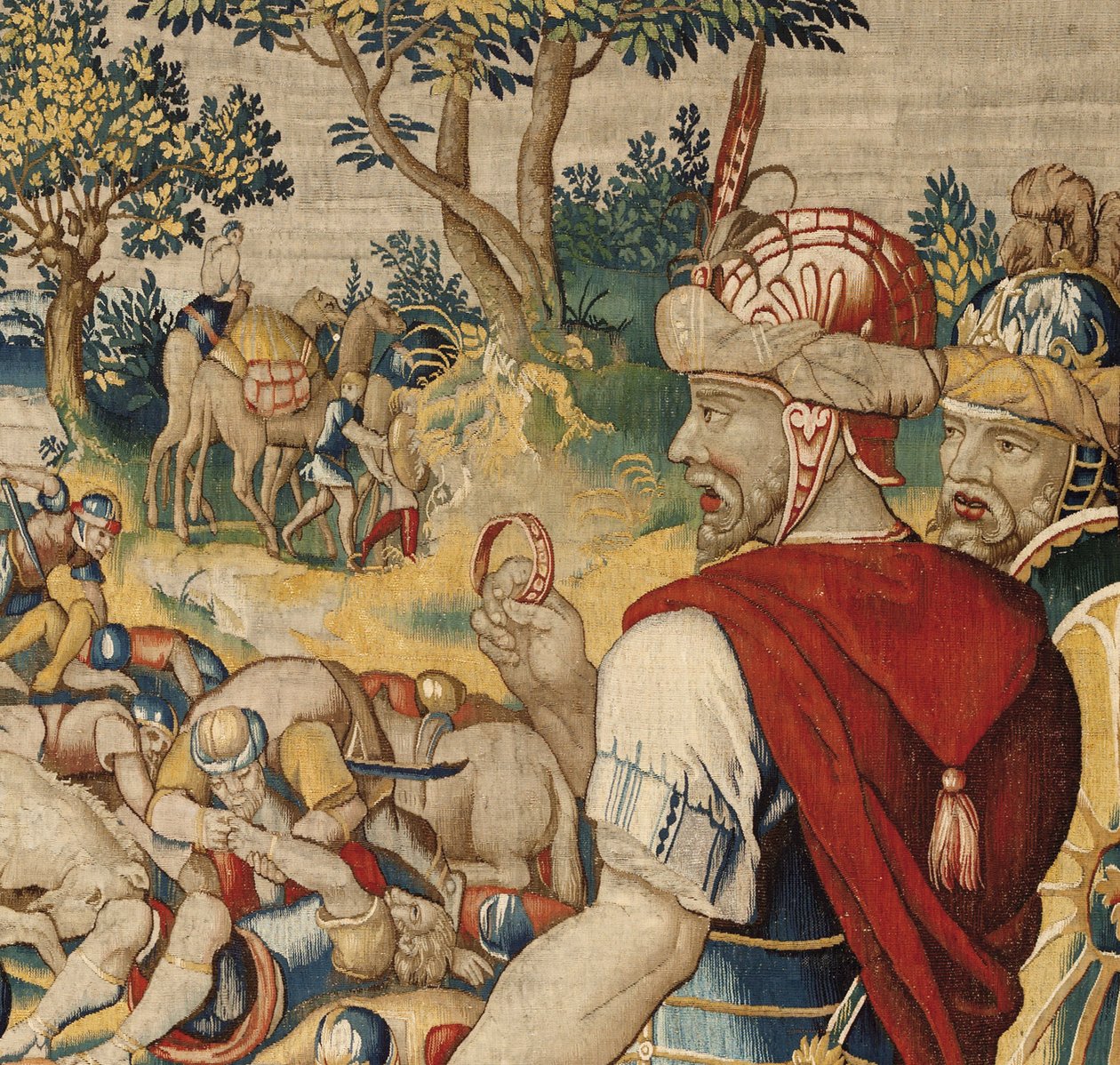 The History of Hannibal, ca. 1570 (teppe) av Flemish School