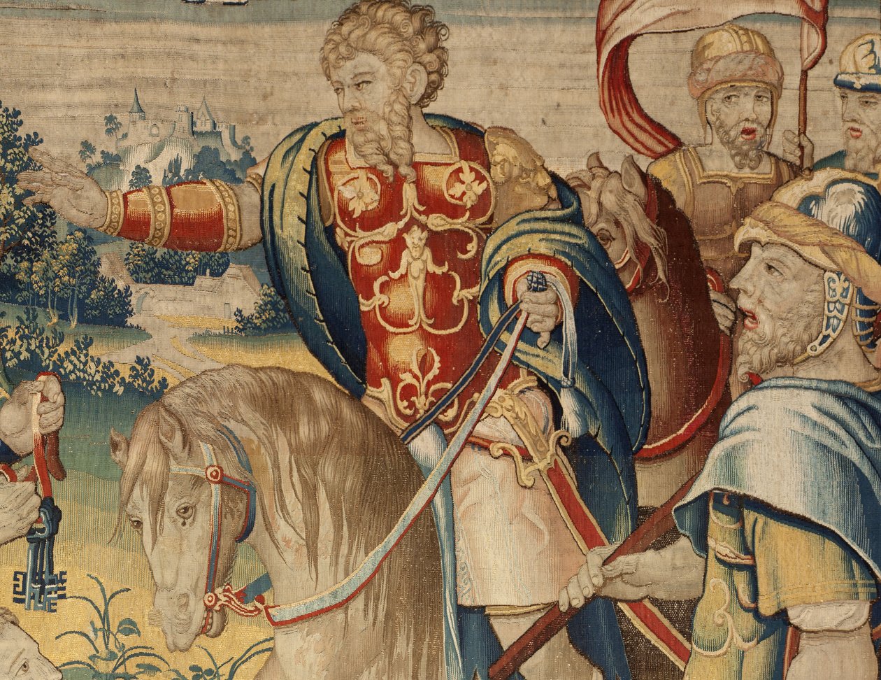 The History of Hannibal, ca. 1570 (teppe) av Flemish School