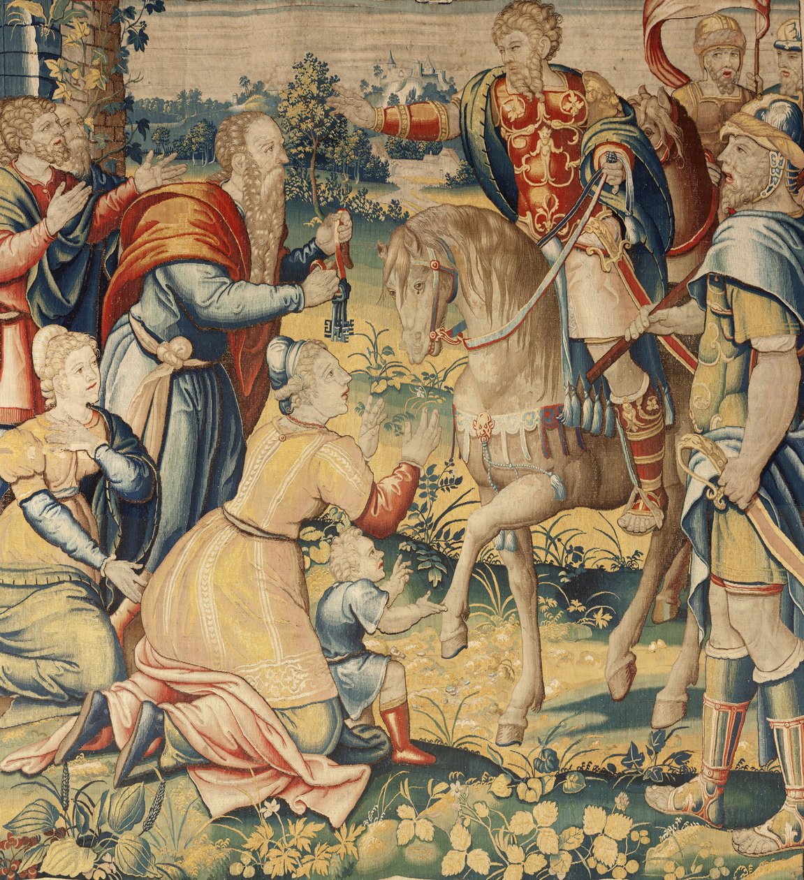 The History of Hannibal, ca. 1570 (teppe) av Flemish School