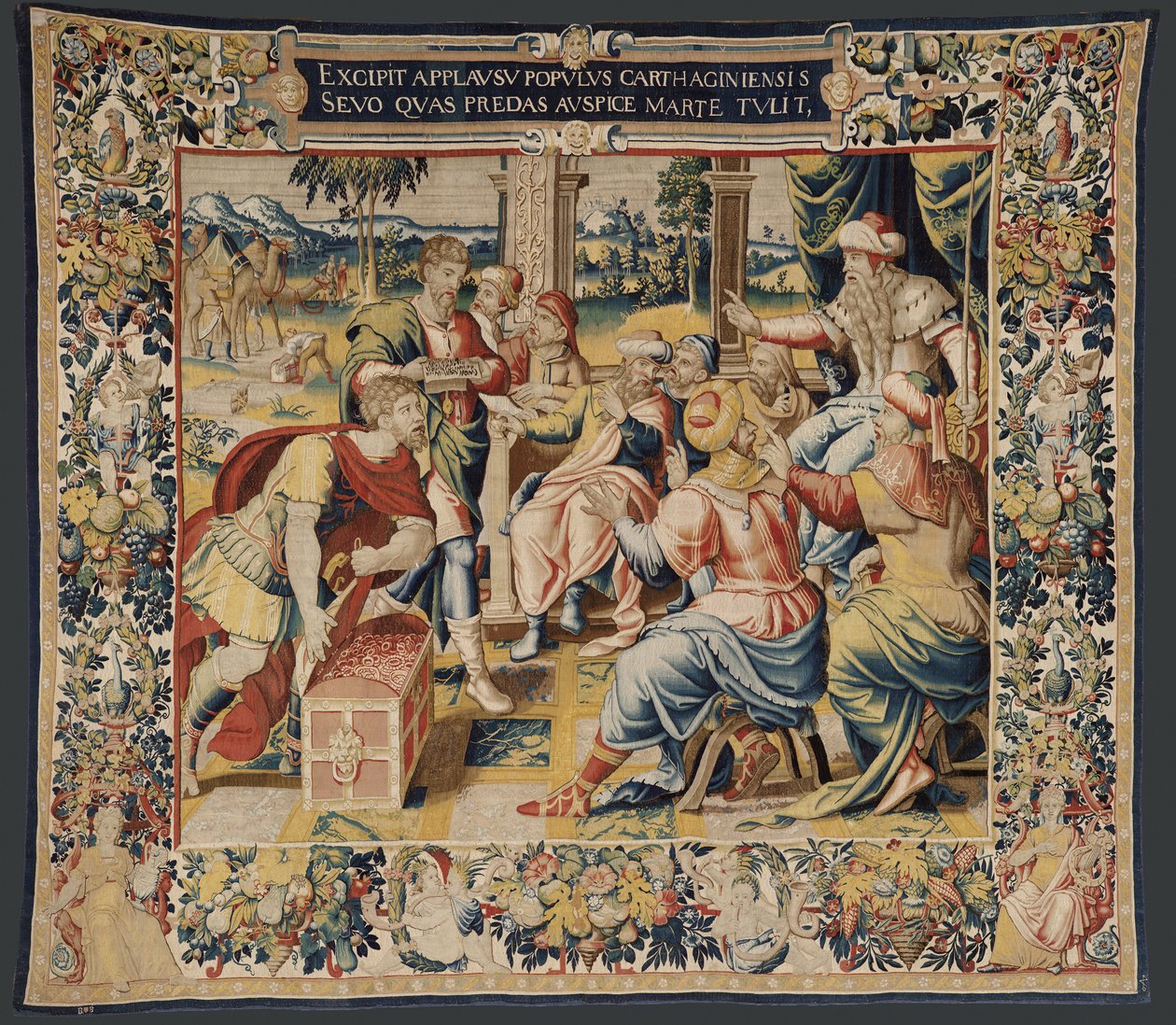 The History of Hannibal, ca. 1570 (teppe) av Flemish School