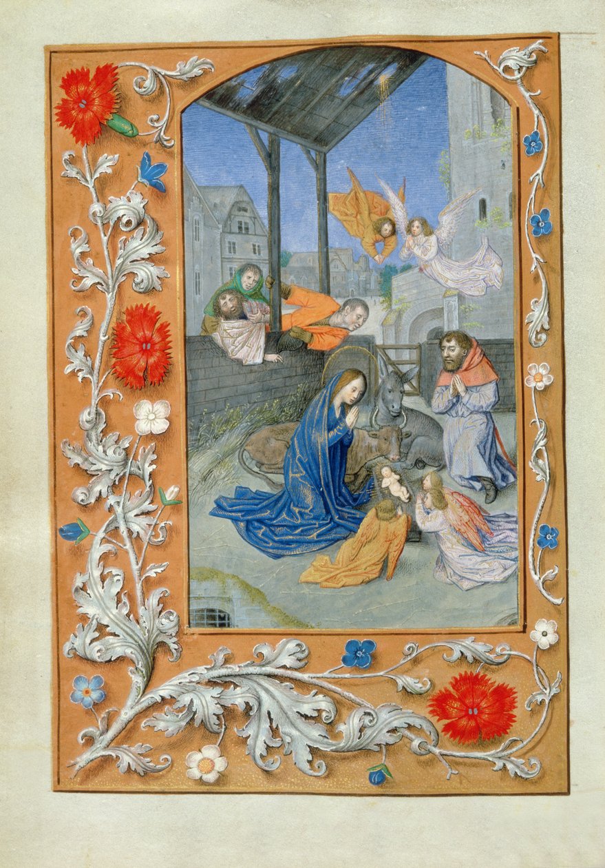 The Nativity, ca. 1480 (pergament) av Flemish School
