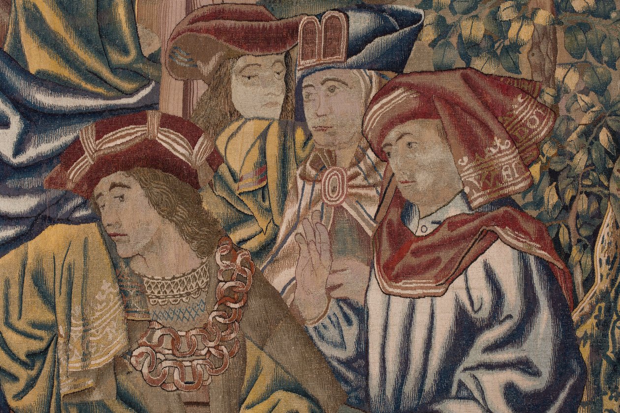 The Redemption of Man billedvev (tekstil) av Flemish School