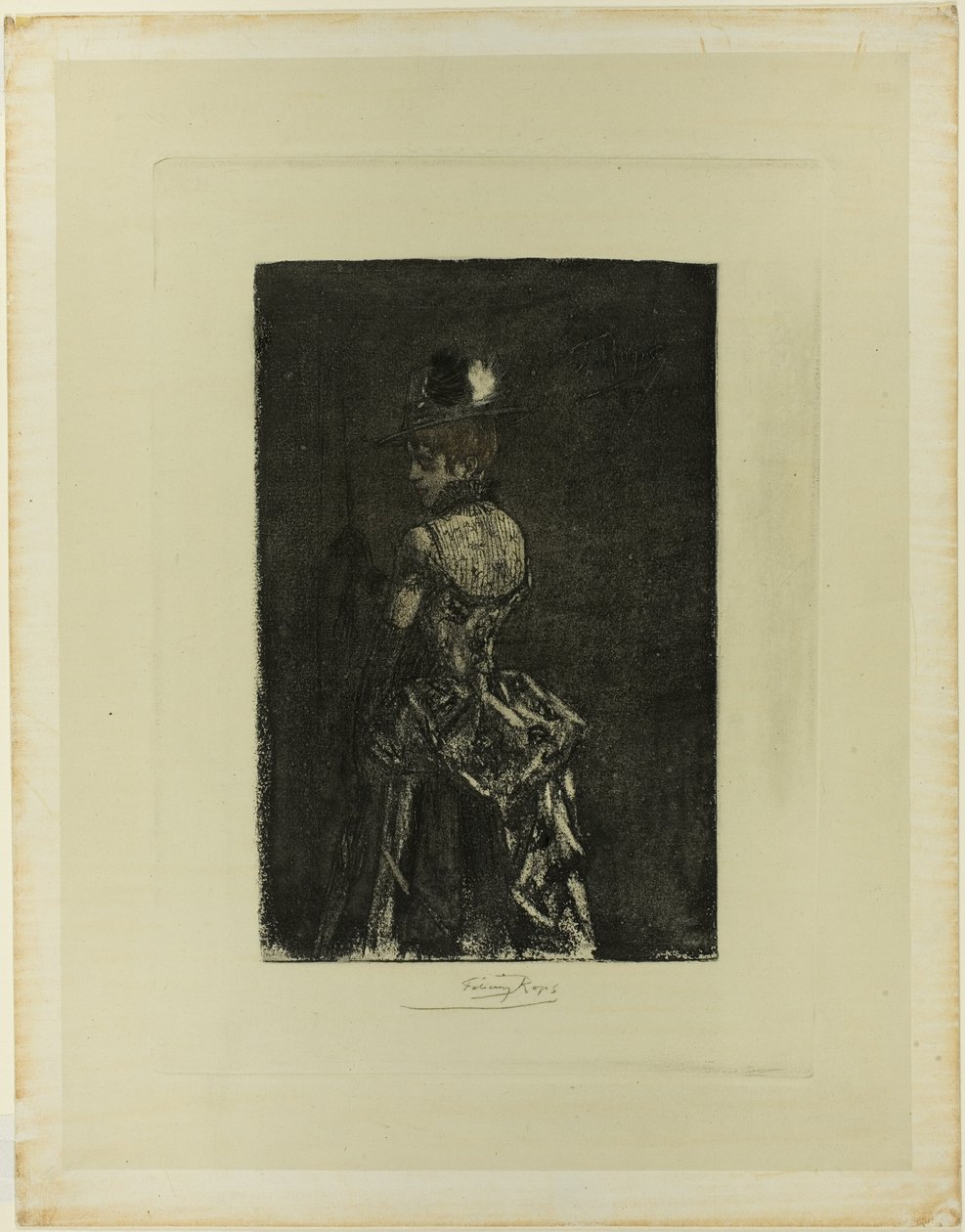 Første skritt av Félicien Rops