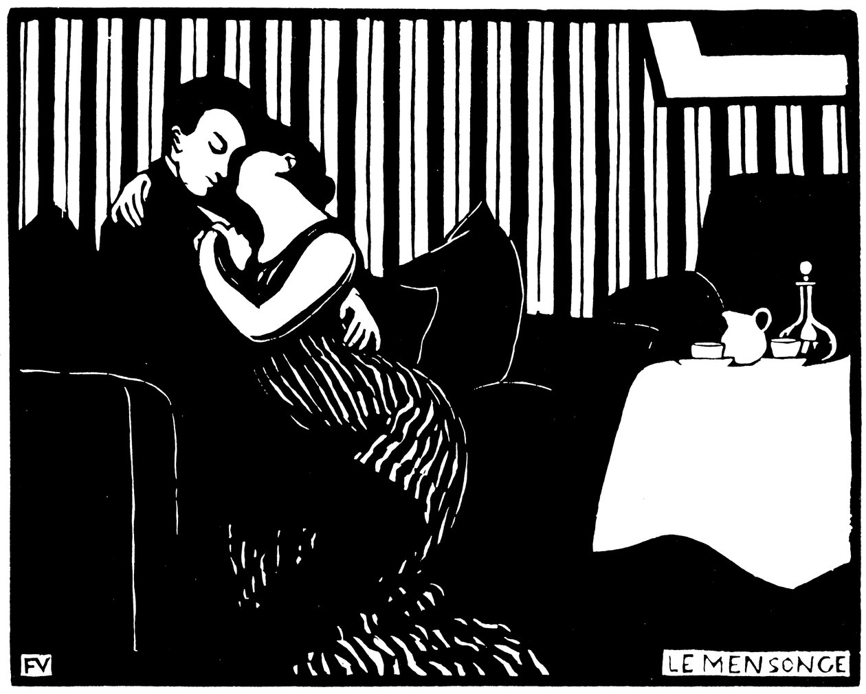 Løgnen Intimities I av Félix Valloton