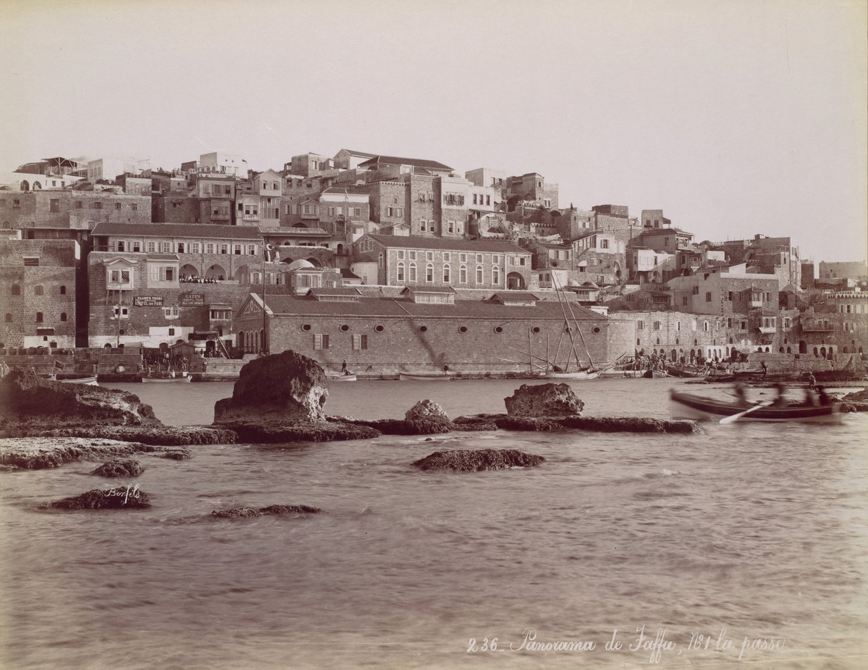 Panorama de Jaffa, ca. 1880. av Félix Bonfils