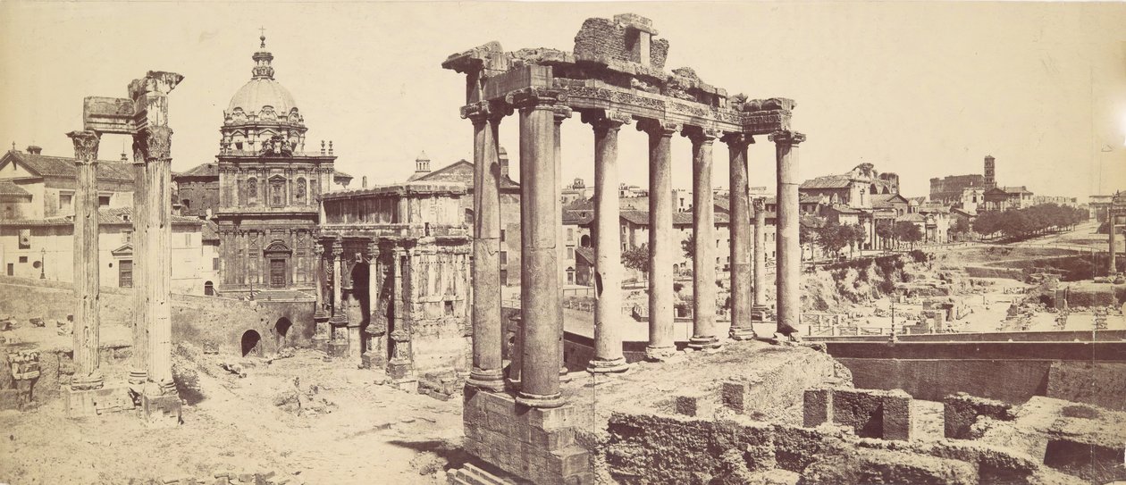 [The Roman Forum], ca. 1870-årene. av Félix Bonfils