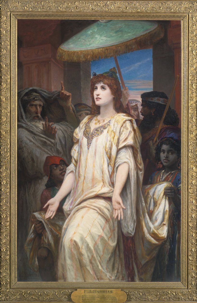 Ester før Ahasverus, 1894 av Félix Joseph Barrias