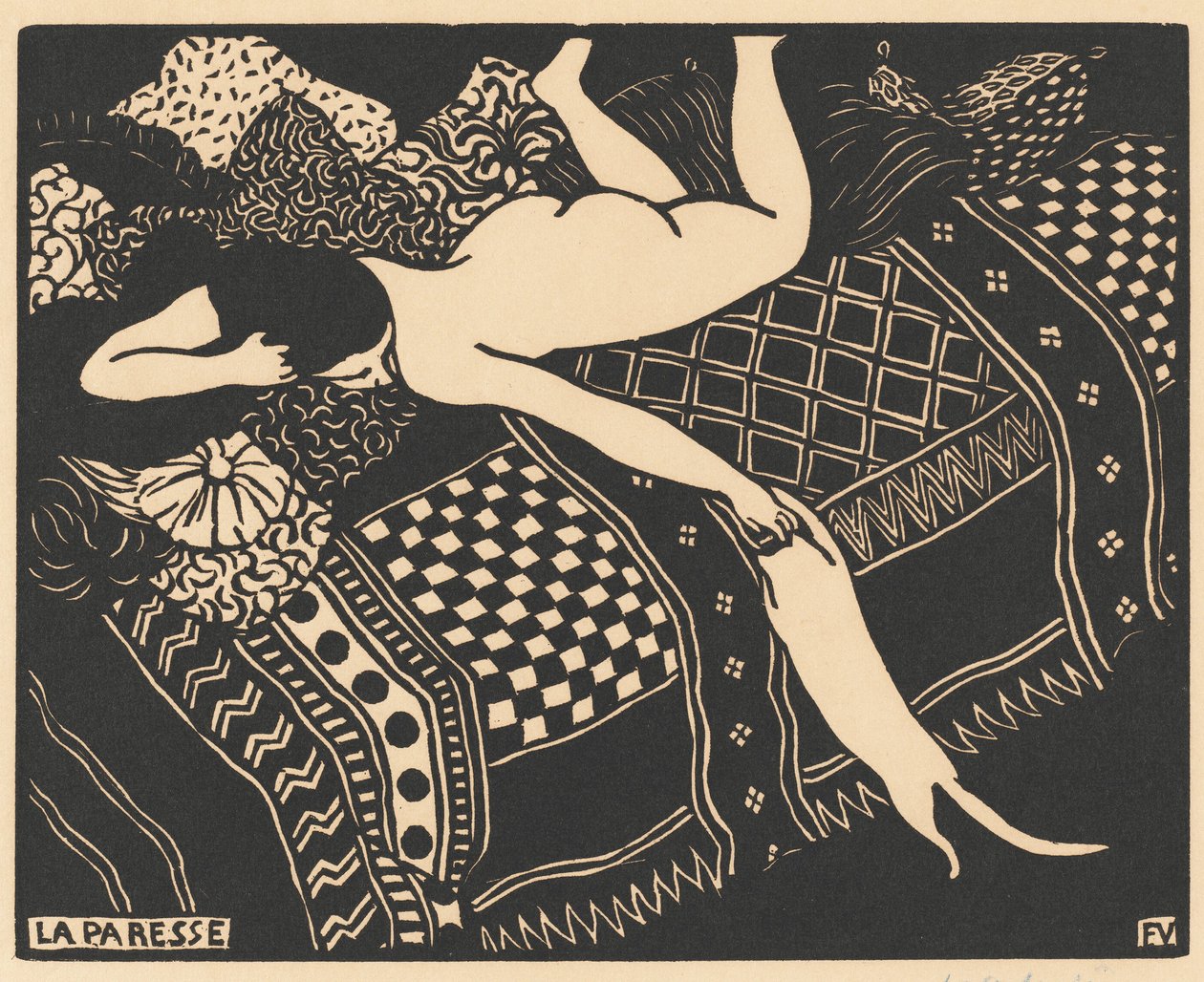Dovendyr latskap, 1896. av Félix Vallotton