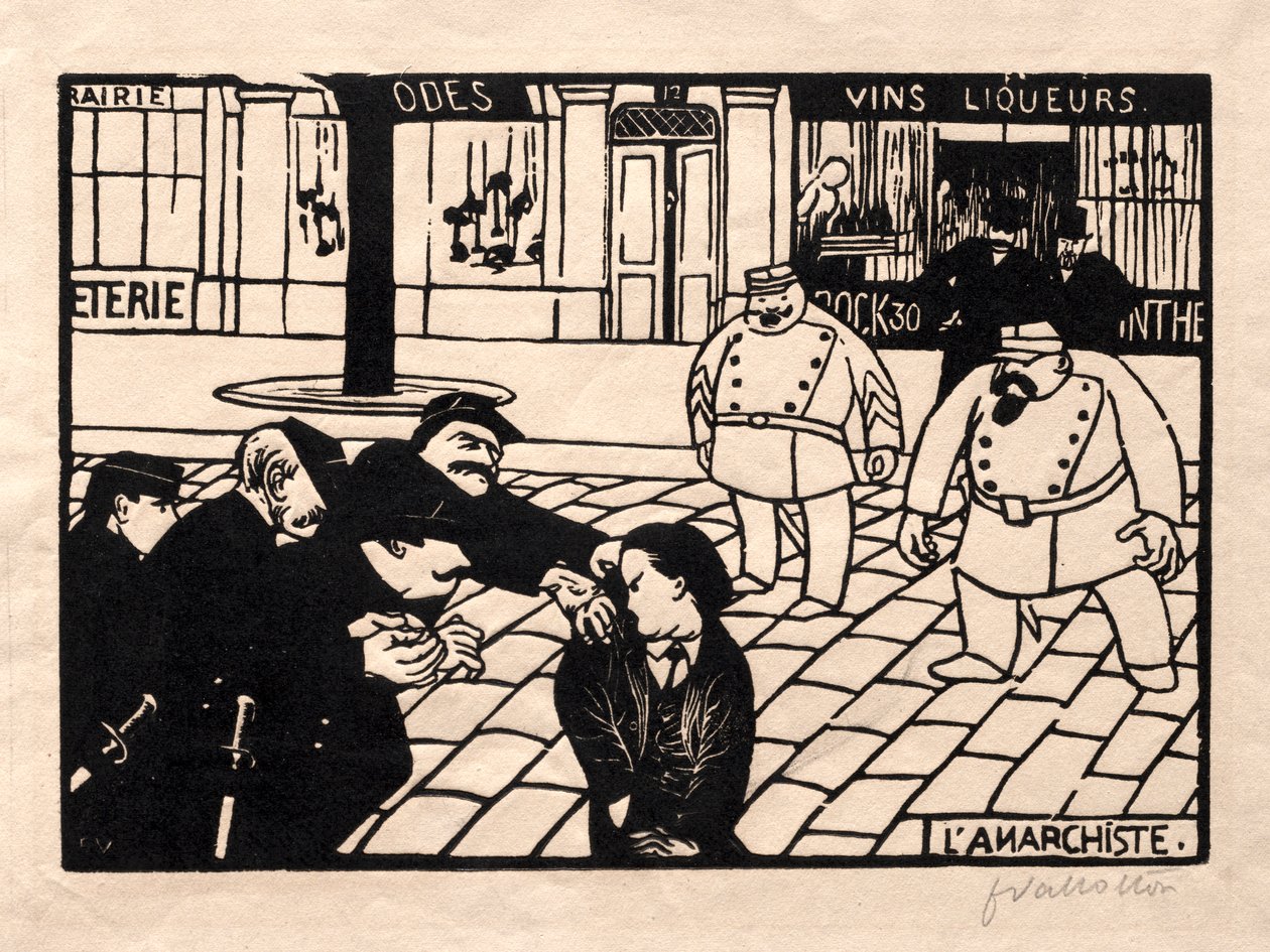 Anarkisten av Félix Vallotton