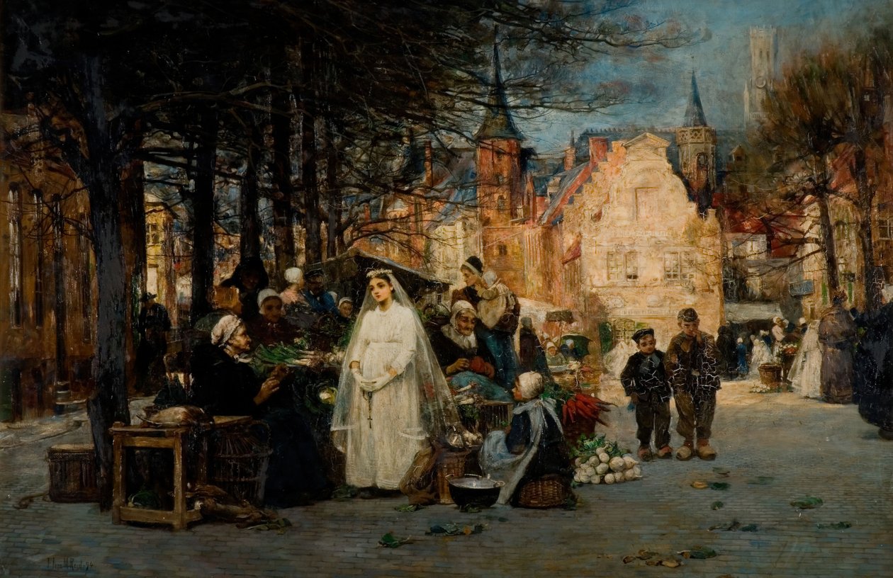 Den første nattverden, 1894. av Flora Macdonald Reid
