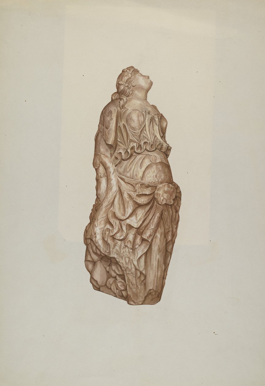Galionsfigur av Flora Merchant