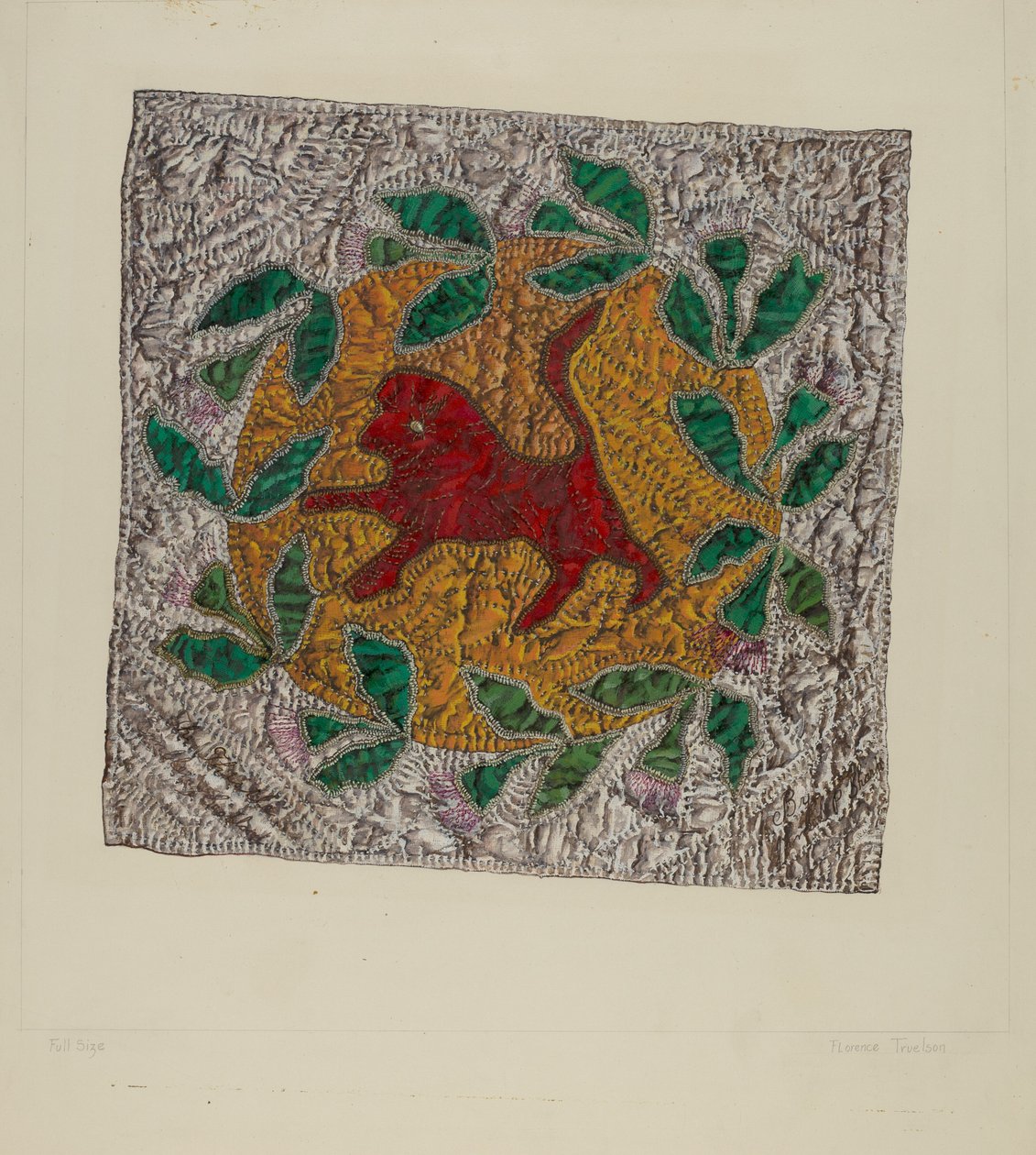Dyneblokk "Red Lion" av Florence Truelson