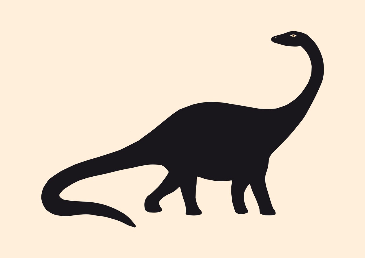 Diplodocus, 2020 (digital) av Florent Bodart