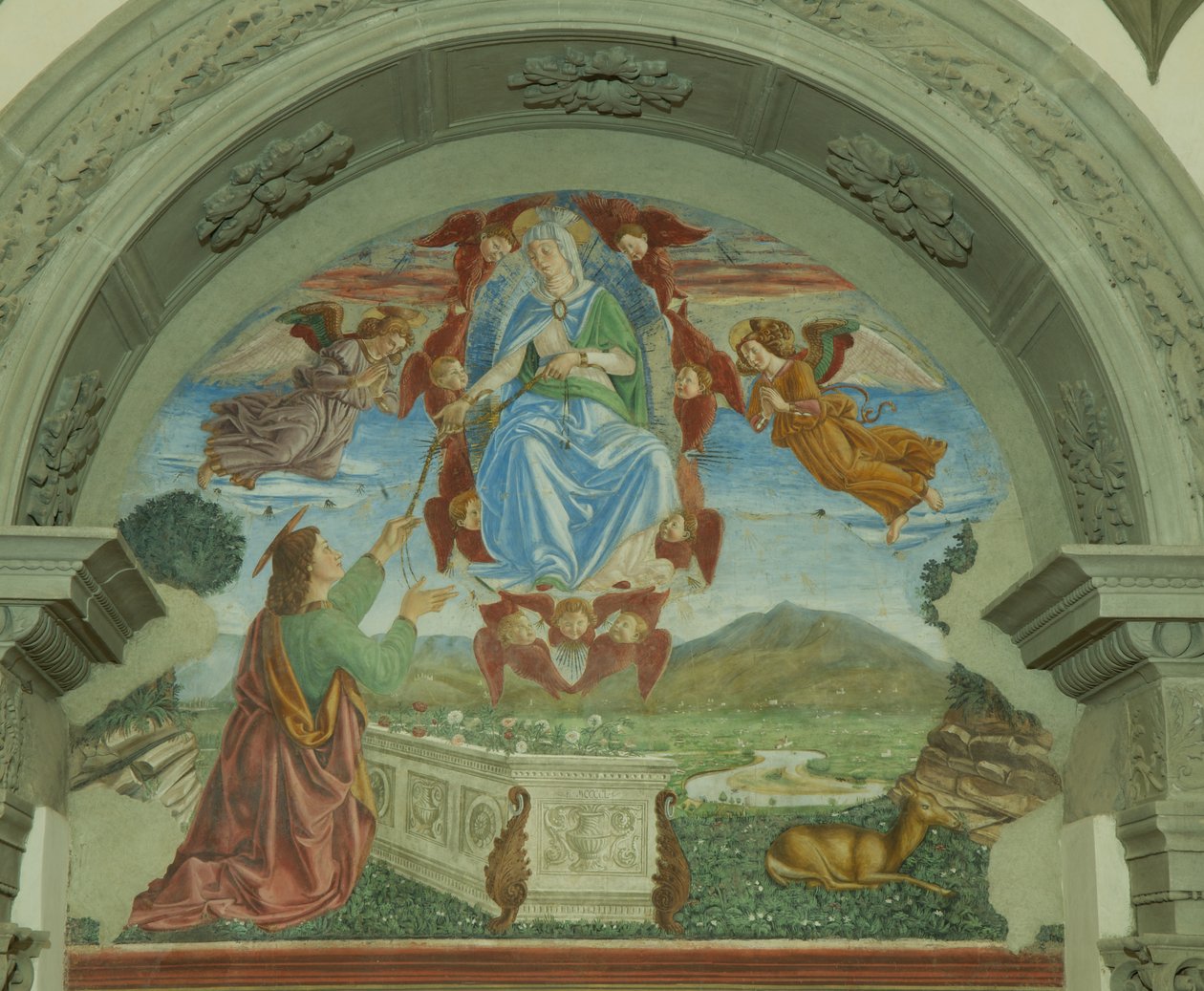 Jomfru Marias himmelfart av Florentine School