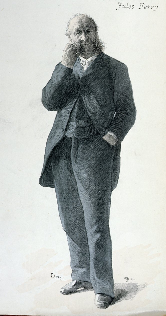 Jules Ferry (1832-93), omslagsillustrasjon fra 