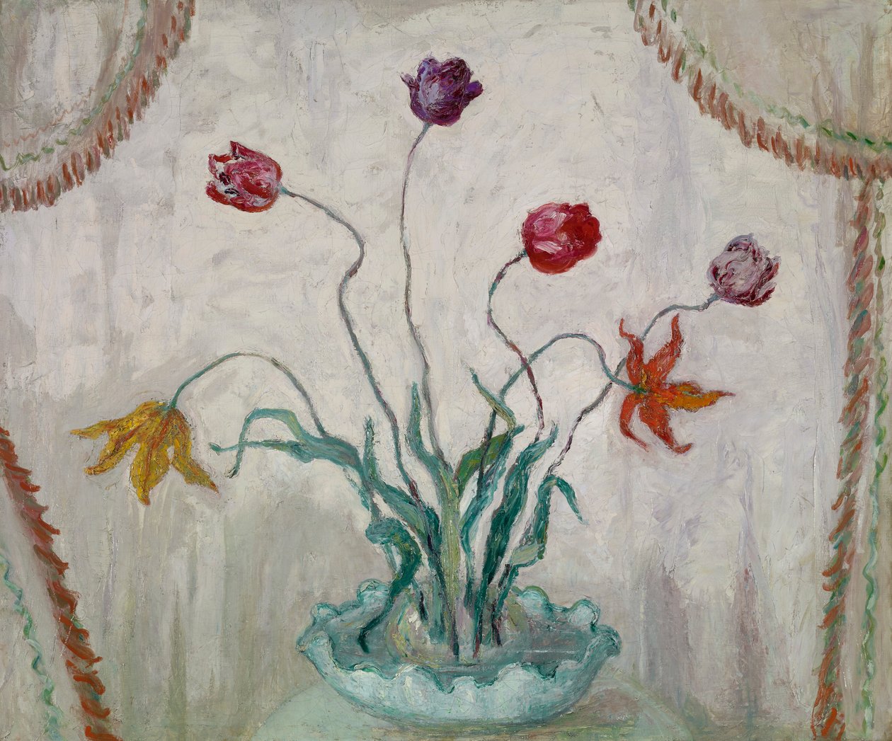 Skål med tulipaner av Florine Stettheimer