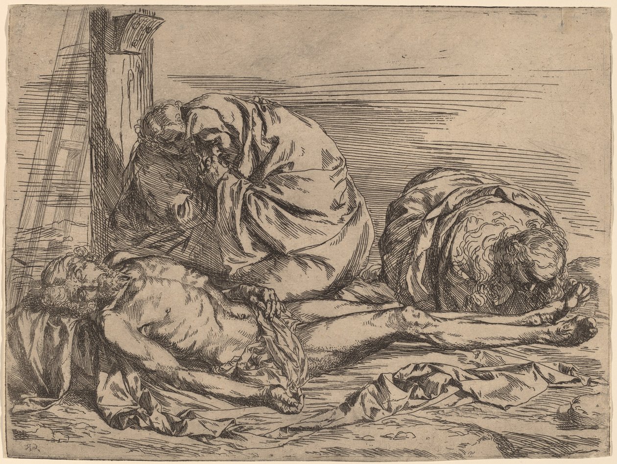 Klagesangen av Follower of Jusepe de Ribera