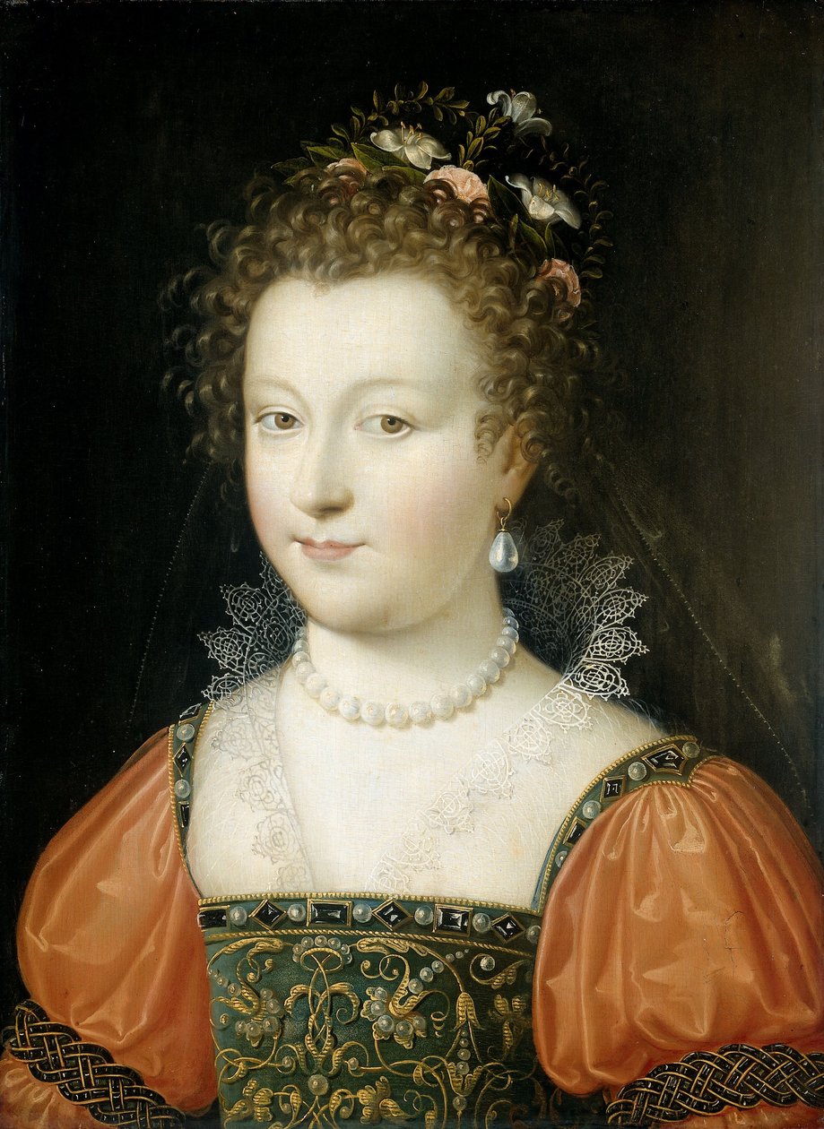 Portrett av en kvinne av Fontainebleau School
