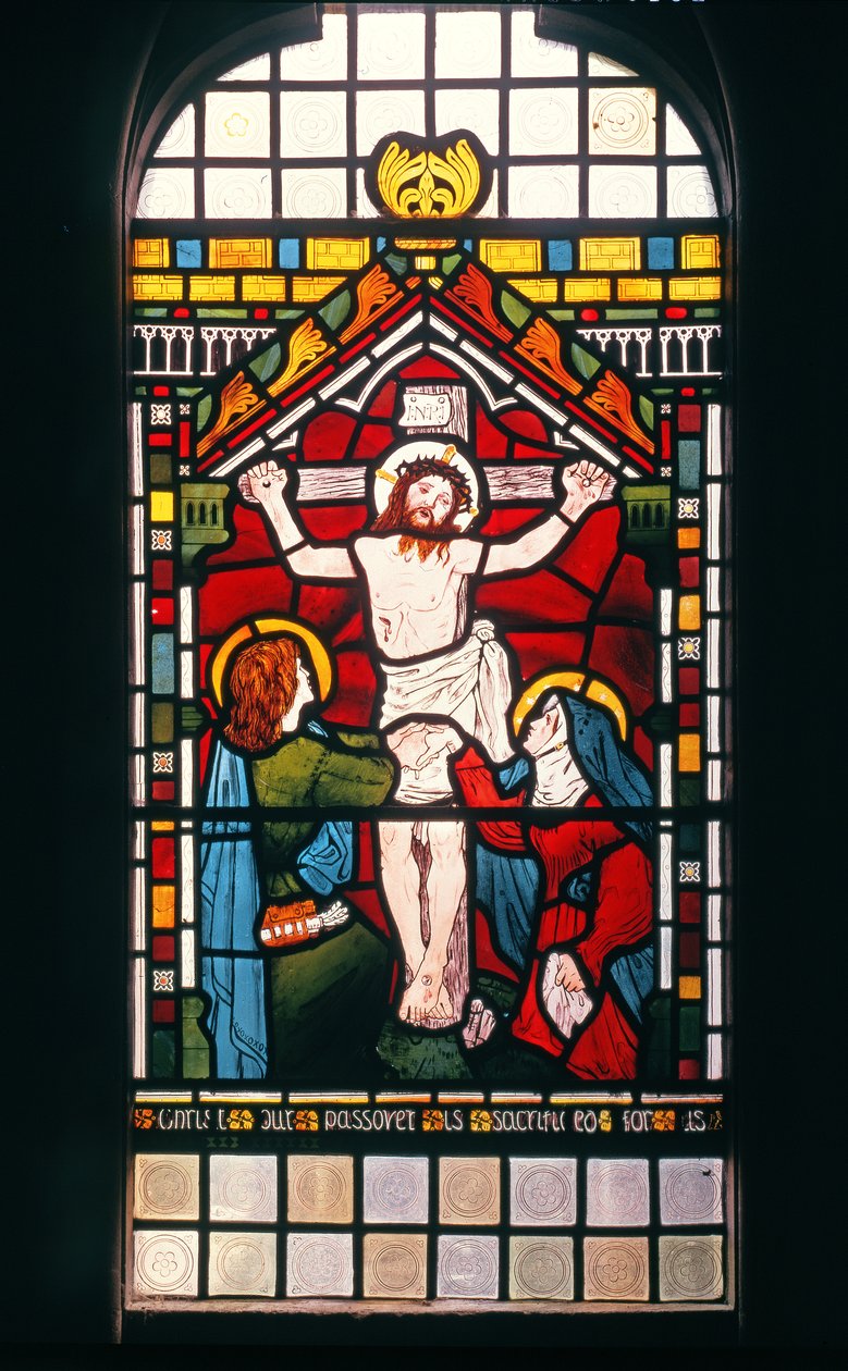 The Crucifixion, 1861 (farget glass) av Ford Madox Brown
