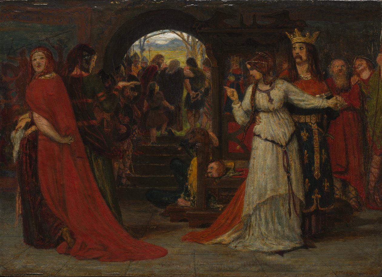 Kong Lear, ca. 1860. av Ford Madox Brown