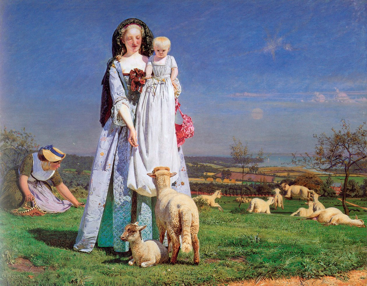The Pretty Baa-lam, 1859. av Ford Madox Brown