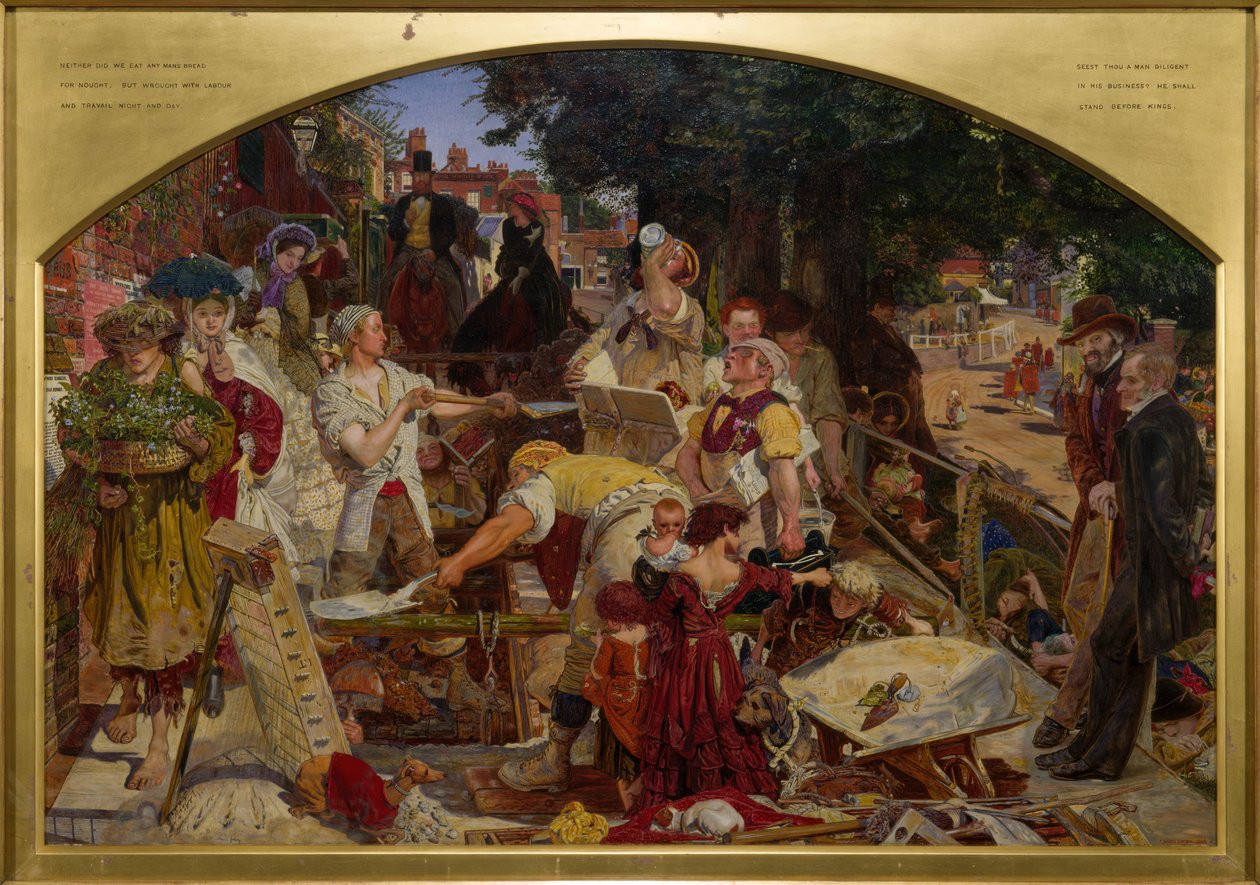 Arbeid, 1863. av Ford Madox Brown