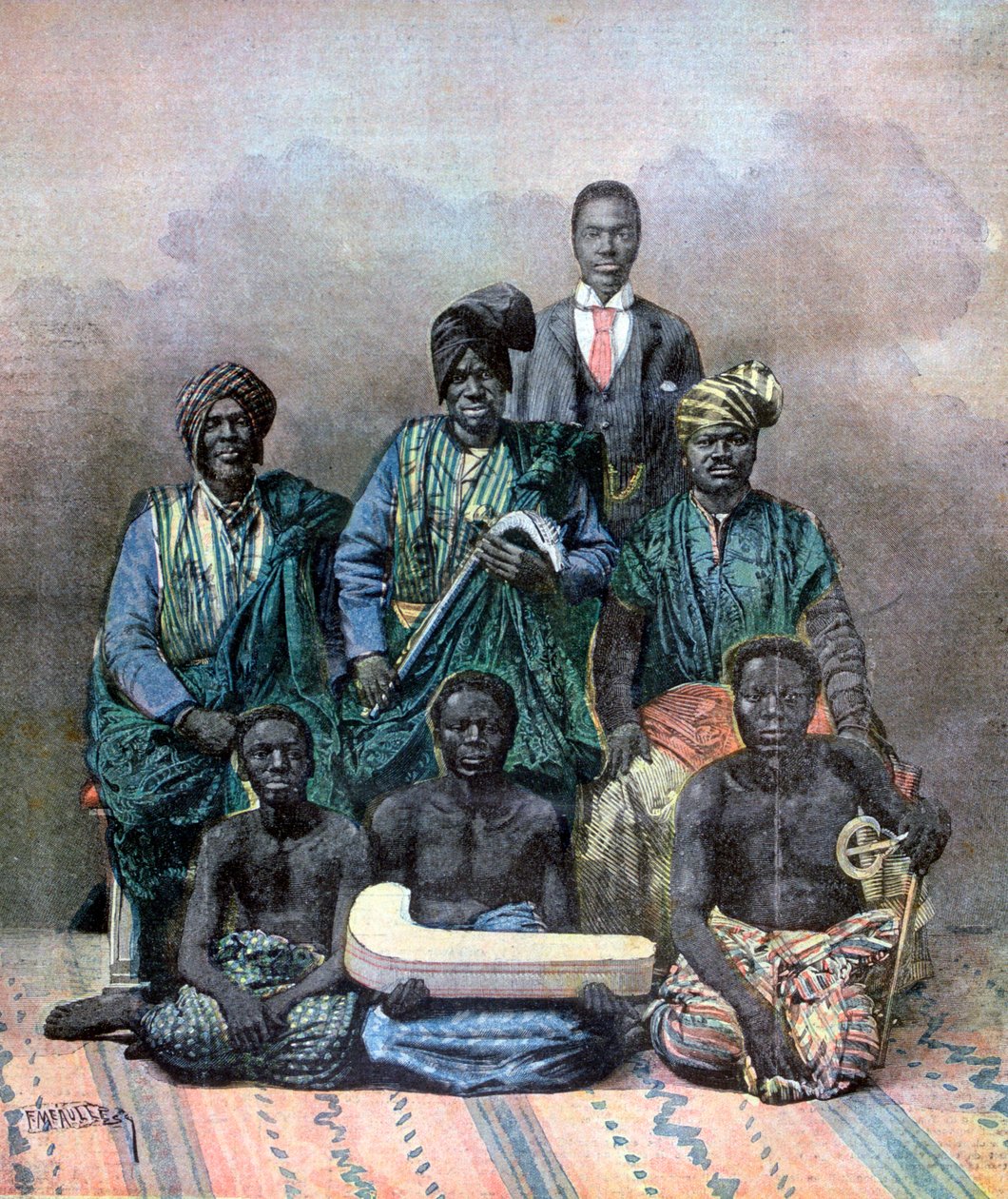 Kong Behanzin av Dahomey, 1893 av Fortuné Méaulle