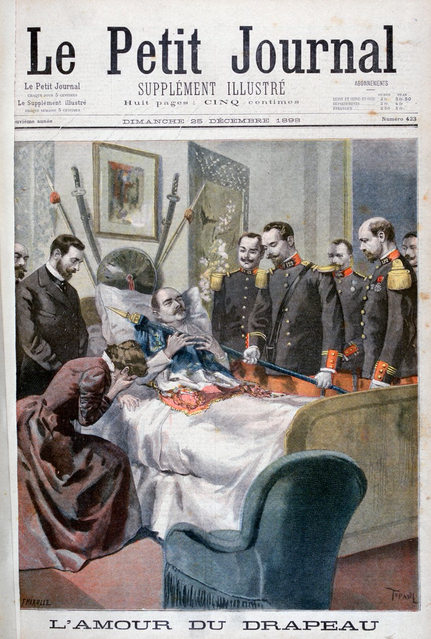 Kjærlighet til flagget, 1898. av Fortuné Méaulle
