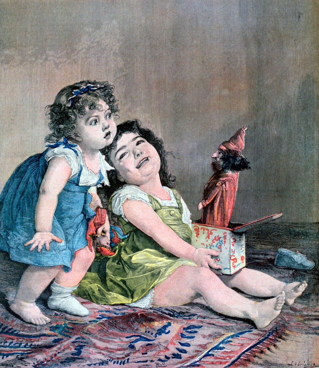 Overraskelsen, 1891 av Fortuné Méaulle