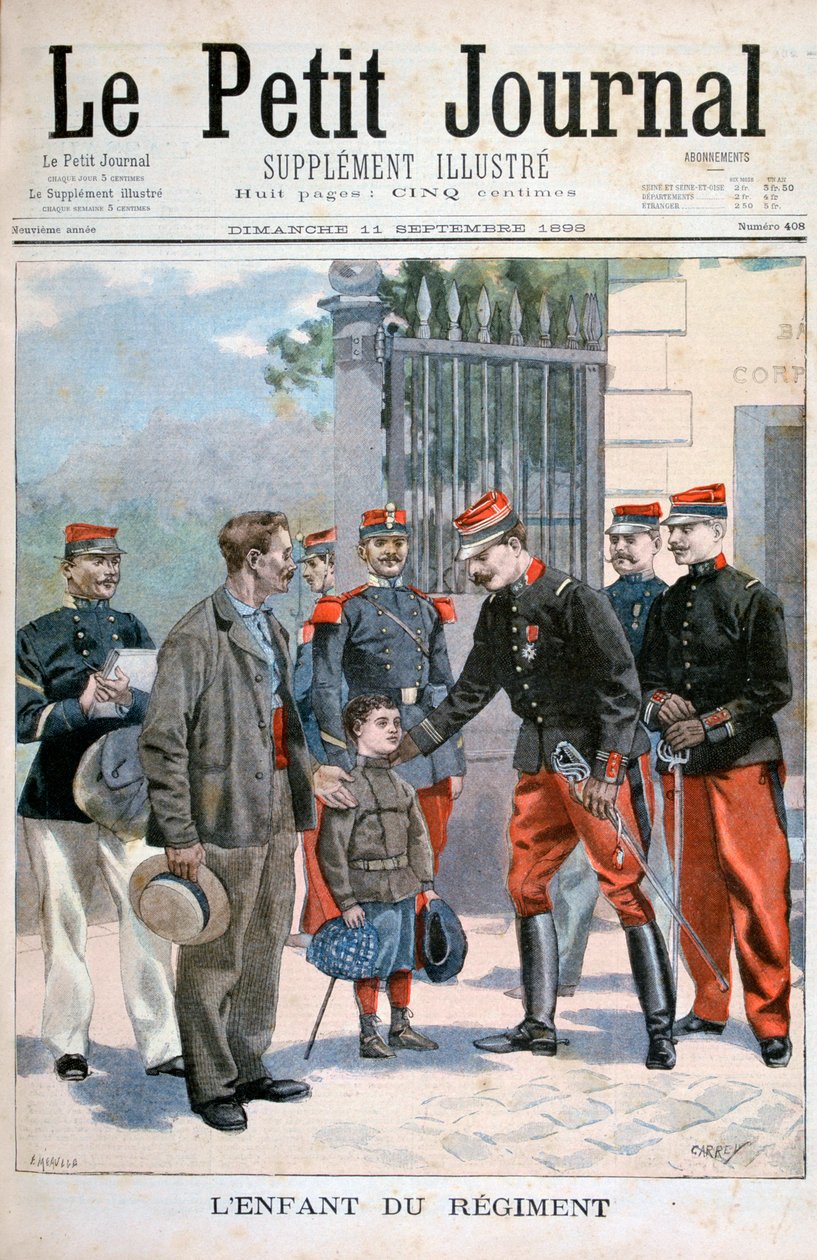 Regimentets barn, 1898 av Fortuné Méaulle