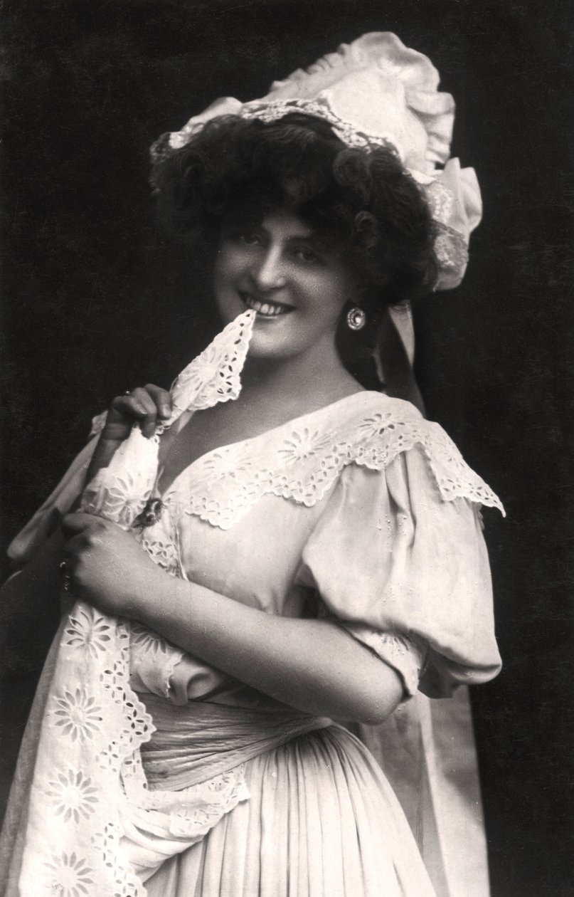 Marie Studholme 1875-1930, engelsk skuespillerinne, 1900-tallet. av Foulsham and Banfield