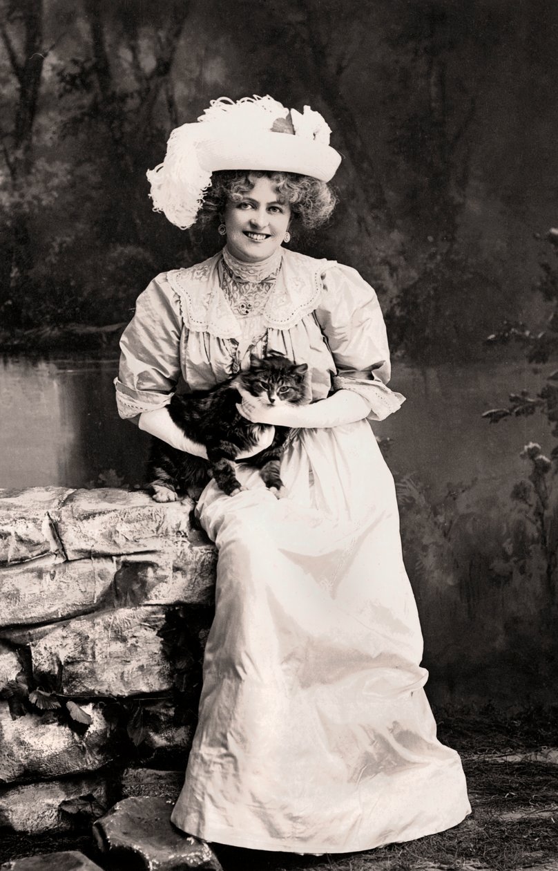 Marie Studholme 1875-1930, engelsk skuespillerinne, 1900-tallet. av Foulsham and Banfield