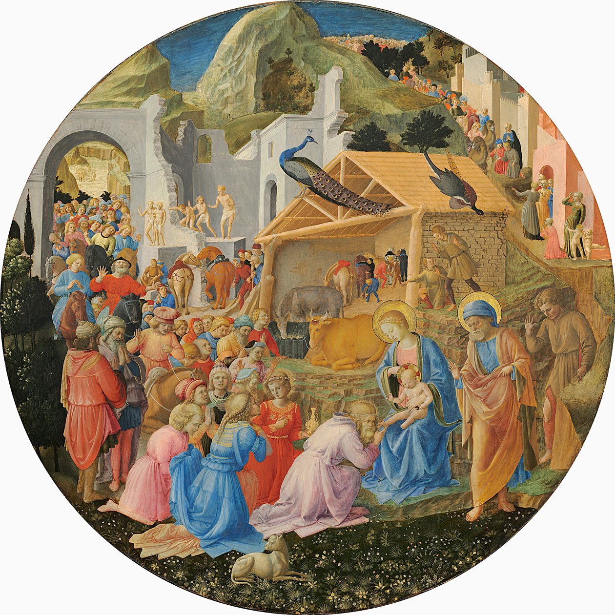 The Adoration of the Magi, ca. 1440-60 (tempera på panel) av Fra Angelico