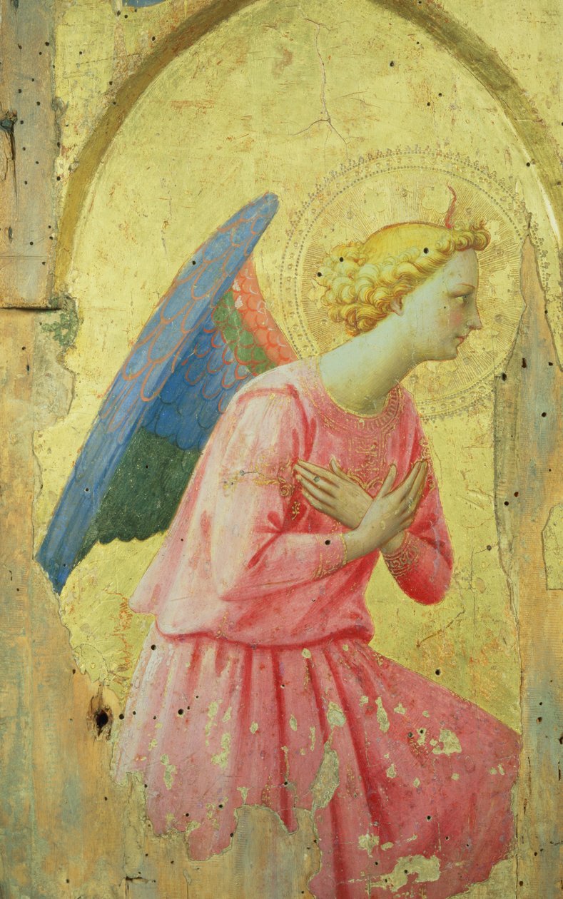 Adoration of an Angel, ca. 1430-40 (tempera på panel) av Fra Angelico
