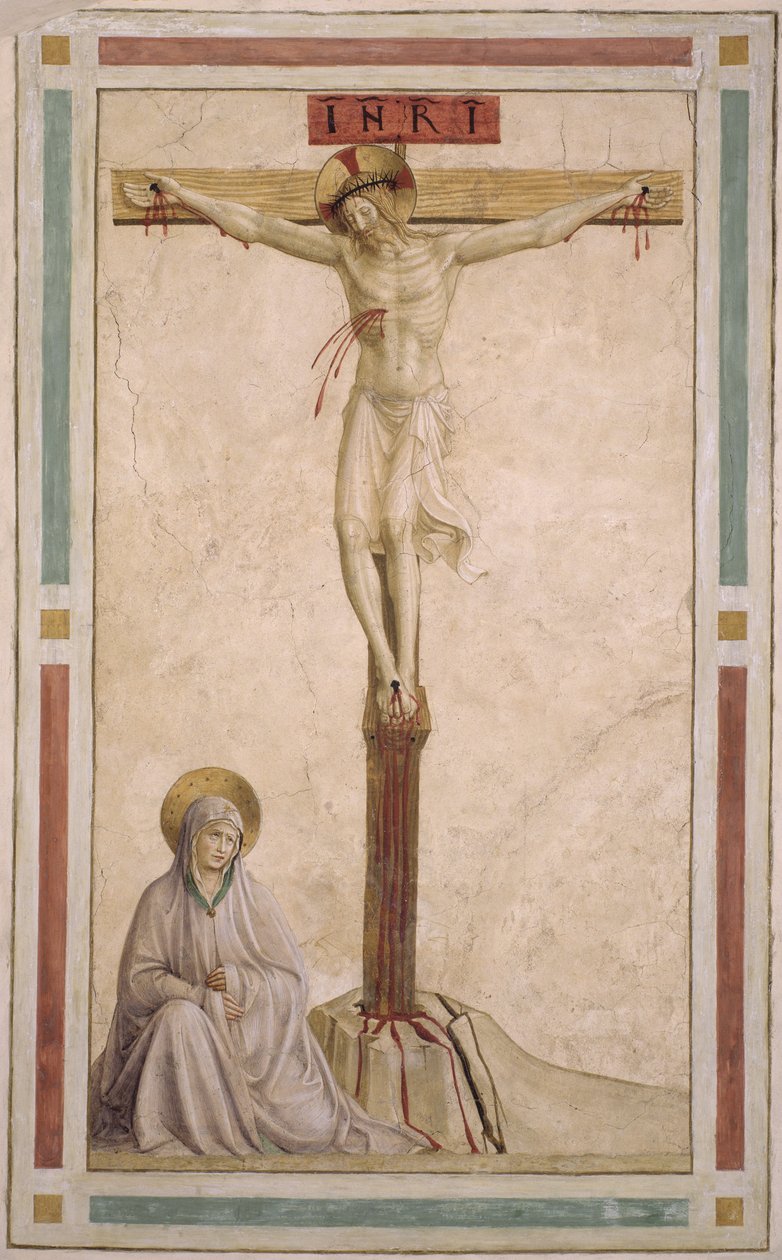 Korsfestelse, fra celle 22 av Fra Angelico