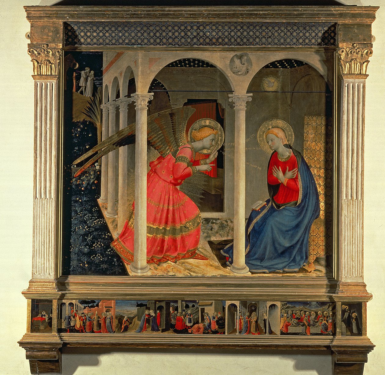Bebudelsen (Cortona altertavle), ca. 1438 (tempera på panel) av Fra Angelico