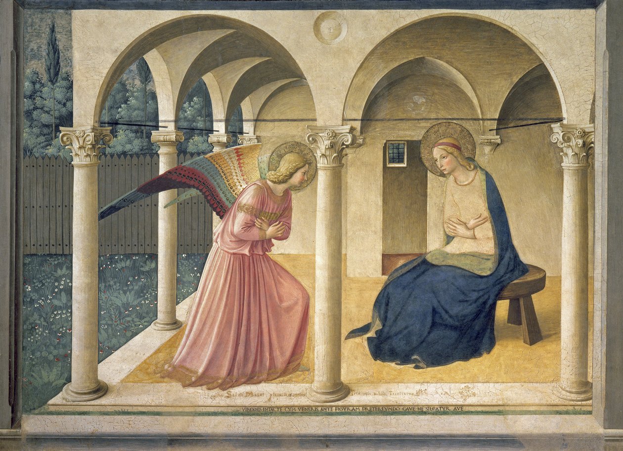 Bebudelsen, ca. 1438-45 av Fra Angelico