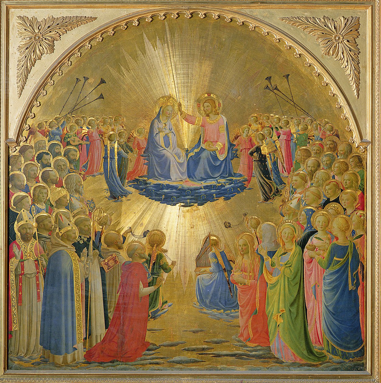 The Coronation of the Virgin, ca. 1440 (tempera på panel) av Fra Angelico