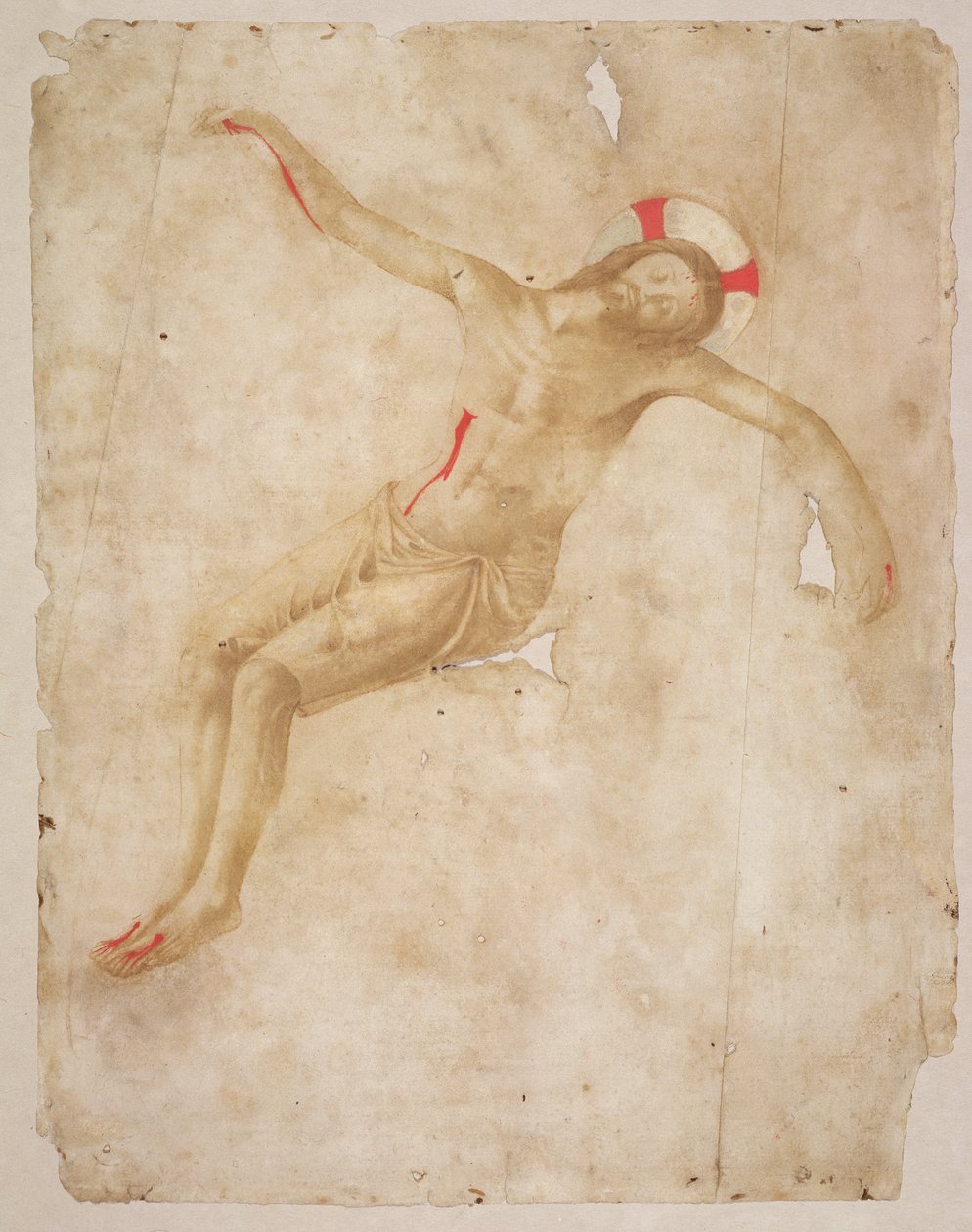 The Dead Christ, ca. 1432 (penn og blekk med vask på papir) av Fra Angelico