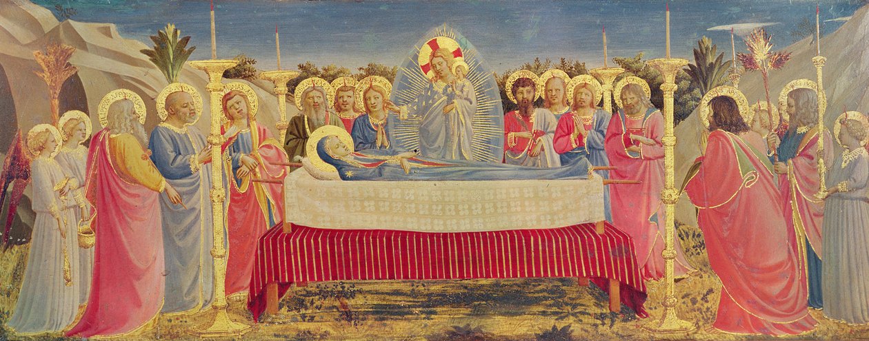 The Death of the Virgin, ca. 1435 (tempera på panel) av Fra Angelico