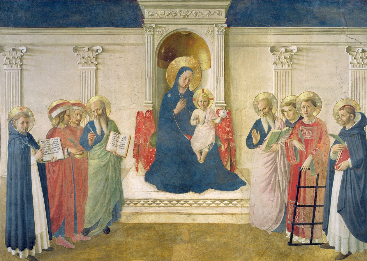 The Madonna of the Shadows, 1450 av Fra Angelico