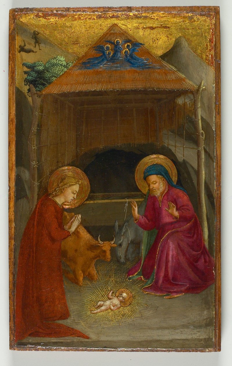 The Nativity, ca. 1425-30 (tempera på poppelpanel) av Fra Angelico