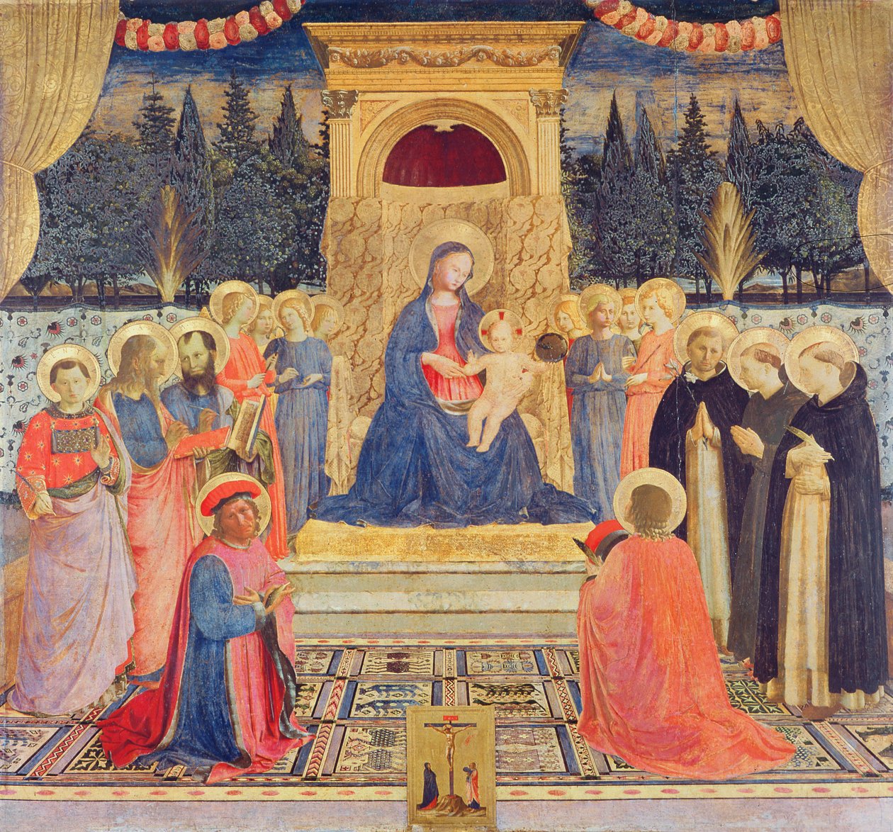 San Marco-altertavlen, ca. 1438-40 (tempera på panel) av Fra Angelico