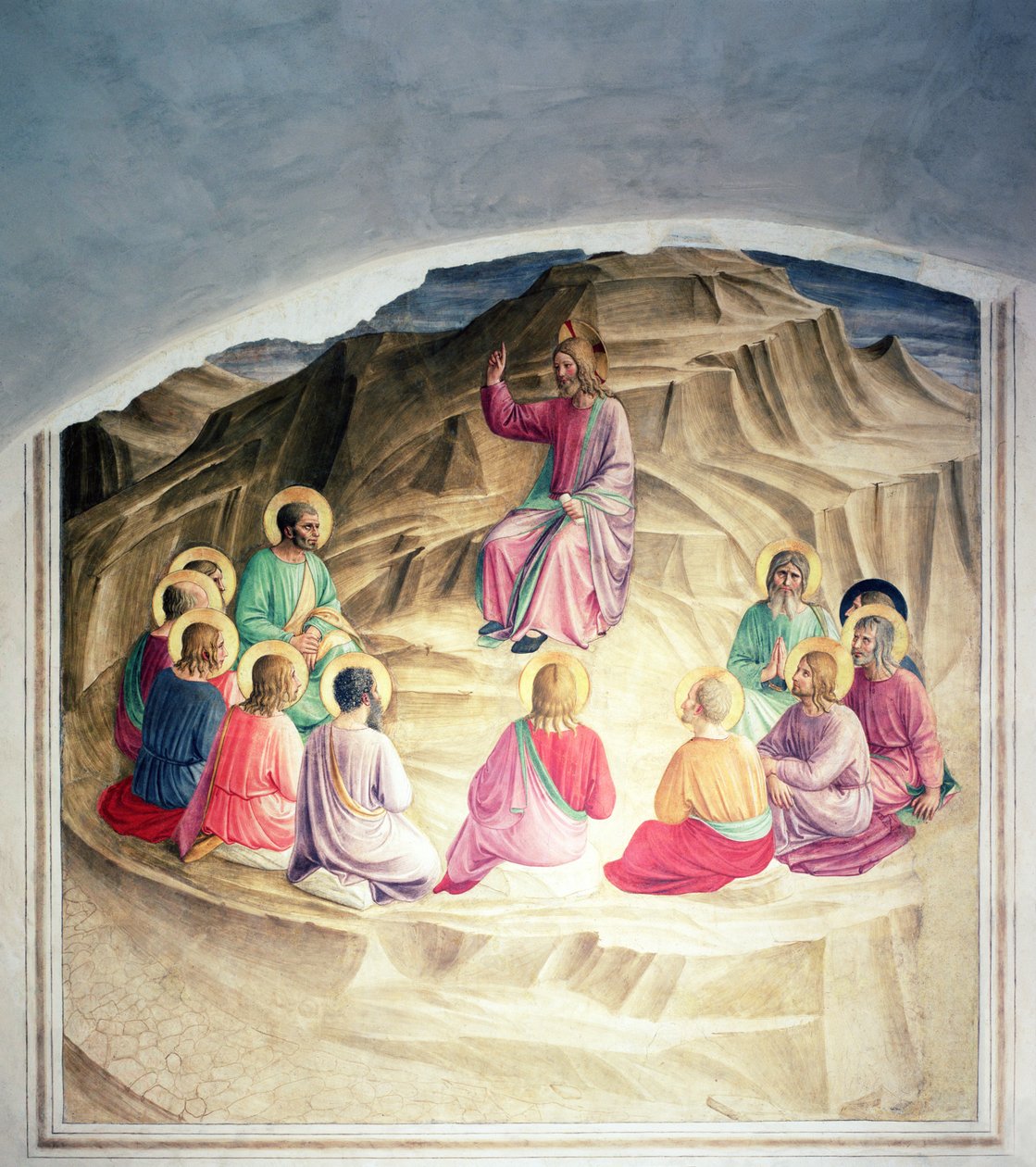 Bergprekenen, 1442 av Fra Angelico